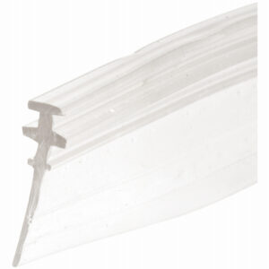 Shower Door Bottom Sweep, Clear Vinyl, 36 x 5/32 In.