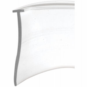 Shower Door Bottom Sweep, Clear Vinyl, 36 x 1 In.