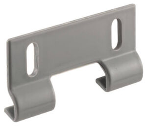 Shower Door Bottom Hook Guide, Plastic, 2 In. Hole Center Spacing