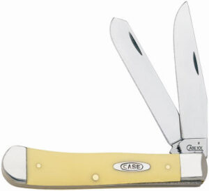 Trapper Knife, Stainless Steel/Amber Bone, 4-1/8-In. Closed