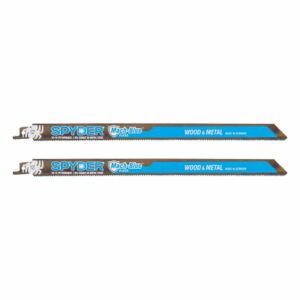 Mach-Blue Bi-Metal Reciprocating Saw Blades, Wood/Metal Cutting, 10/14-TPI, 12 In., 2-Pk.