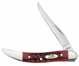 Pocket Worn Old Red Bone Corn Cob Jig Small Texas Toothpick Knife