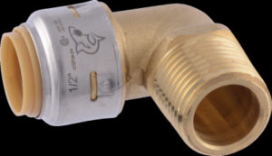 1/2 x 1/2 In. Male Iron Push-Fit Pipe Elbow