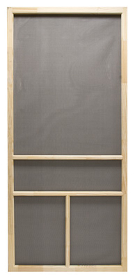 Precision 80-1/2 in. H X 36 in. W Nantucket Natural Wood Wood Screen Door