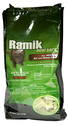 Rat Poison Mini Bars, 1/2-In., 4-Lbs.