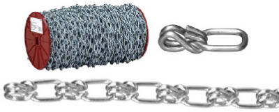 3/0 Zinc Lock Link Chain, 125 Ft. - True Value Hardware