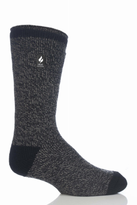 Thermal Socks, Charcoal, Men's Size 7-12