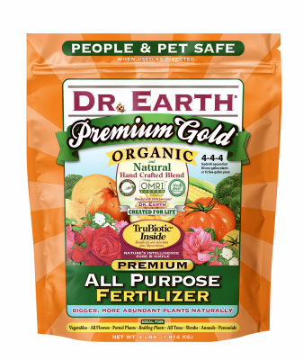 Premium Gold All-Purpose Organic Fertilizer, 4-4-4, 4 Lb. Bag
