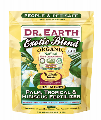 Exotic Blend Tropical Organic Fertilizer, 5-4-6, 4 Lb. Bag