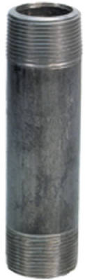Black Pipe Nipple, 1-1/2 In. x Close