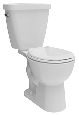 Prelude Toilet Kit, Low-Flow, Round-Front, White Vitreous China, 2-Pc.