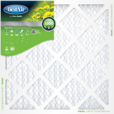 10x10 x 1 In. Pleated Air Filter, MERV 8, 90 Days