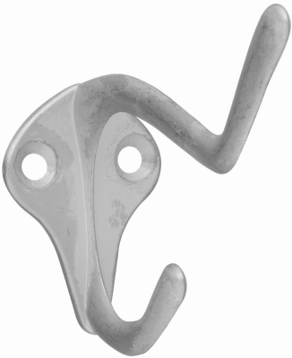 Hook, Coat & Hat, Satin Nickel