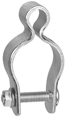 Pipe Gate Hinge, Zinc, 1-5/8 In.