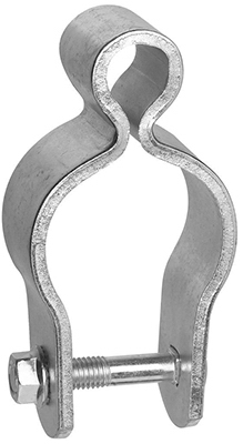 Pipe Gate Hinge, Zinc, 2 In.