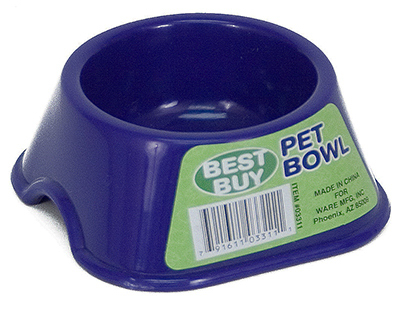 Best Buy Pet Bowls, Assorted Colors, Small