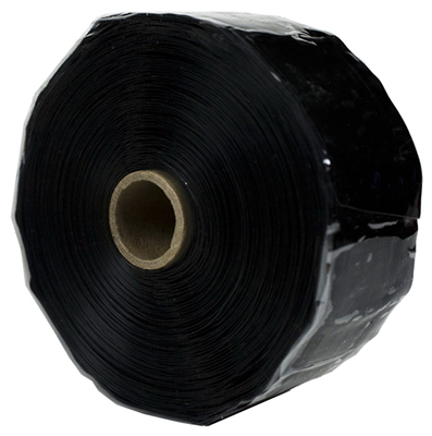 Silicone Tape, Self-Fusing, Black, 2 In. x 36 Ft.