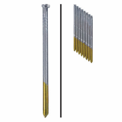 Collated Finish Nails, Angled, 15 Gauge, Galvanized, 1-1/2 In., 4,000-Ct.