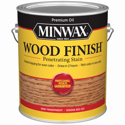 Wood Finish, Sedona Red, Gallon