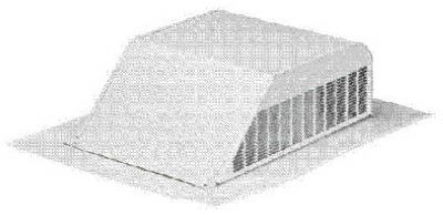 Slant-Back Roof Vent, Aluminum