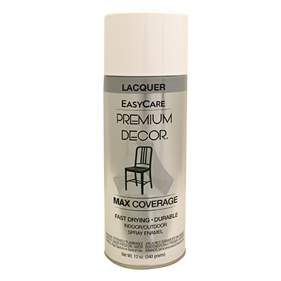 Premium Decor Gloss Lacquer Finish, White, 12 oz.
