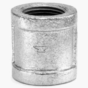 Galvanized Malleable Pipe Coupling, Right Hand, 1 In.