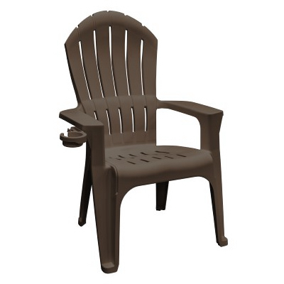 Big Easy Adirondack Chair Ergonomic Resin Earth Brown True Value Hardware