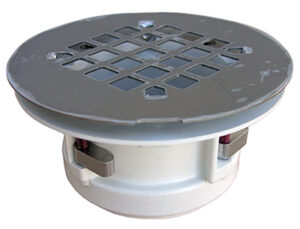 WingTite Replacement Shower Drain, Top Mount, Chrome Plated