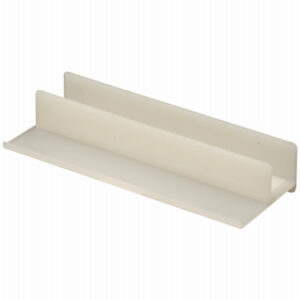 Sliding Shower Door Bottom Guide, Plastic, 5/8 In. Channels