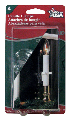 Window Candle Clamps, 4-Ct.