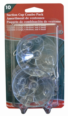 Suction Cup Combo Pack, 10-Pc.