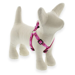 Step-In Dog Harness, Non-Restrictive, Puppy Love, 1/2 x 12 to 18-In.