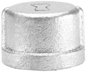 Galvanized Pipe Cap, 1/2 In.