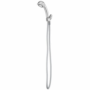 Handheld Shower Head, 3 Settings, Plastic with Chrome Finish