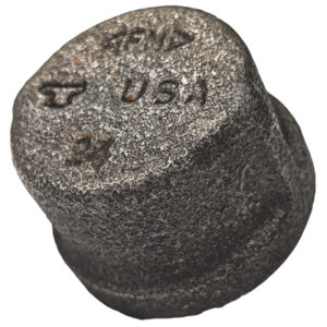 Black Pipe Cap, 3/4 In.