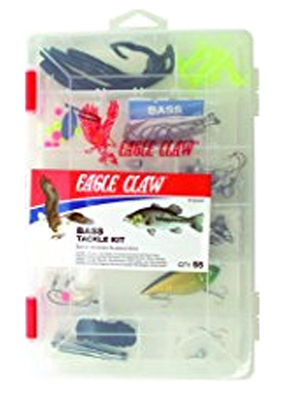 55-Pc. Bass Tackle Fishing Kit