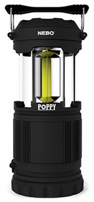 Poppy COB Lantern, Dark Gray