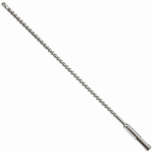 Bulldog Xtreme Rotary Hammer Drill Bit, SDS-Plus, Carbide, 1/4 x 10 x 12 In.