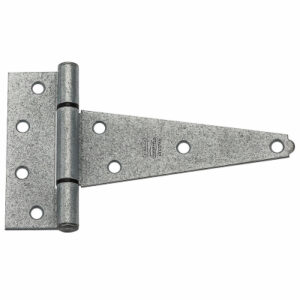 Gate T-Hinge, Extra Heavy Duty, Galvanized, 6 In.