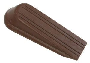 Door Stop, Brown, 4 In.