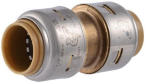 Straight Pipe Coupling, 3/4 In., 4-Pk.