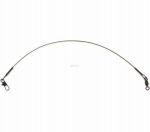 Steel Fishing Leader, Black, 30 Lb., 18 In.