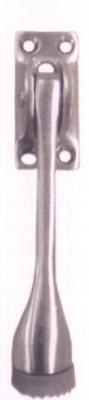 Door Holder, Die-Cast Brass, 4 In.