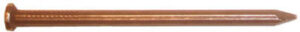 Masonry Nail, Hardened Steel, Fluted Round, 2-1/2 In., 1 Lb.