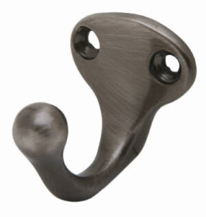 1-11/16-In. Pewter Clothes Hook