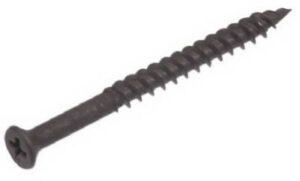 Drywall Screws, #1 Phillips Recess, Fine Thread, Phosphate Steel, #6 x 2-1/4-In., 25-Pk.