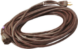 Outdoor Extension Cord, 16/3 SJTW, Brown, 40-Ft.