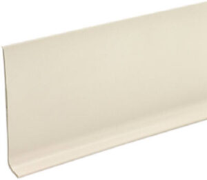 4 In. x 4 Ft. Almond Vinyl Wall Base