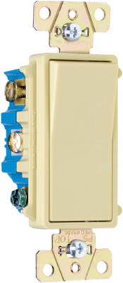 Pass & Seymour Decor Switch 4W 15A 120/277V Ivory - True Value Hardware