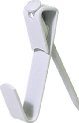 Deluxe Picture Hanger, White, 30-Lb. Load, 6-Pk.